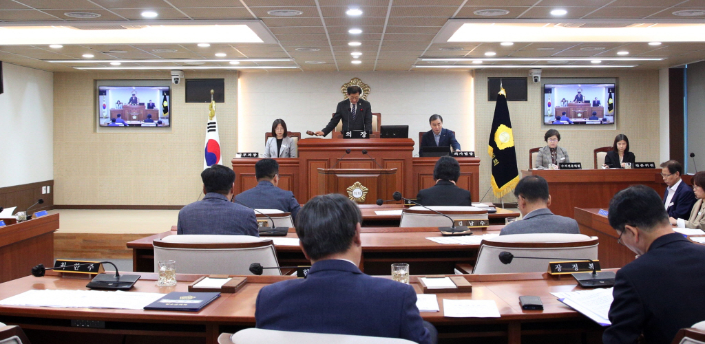 장수군의회 본회의장